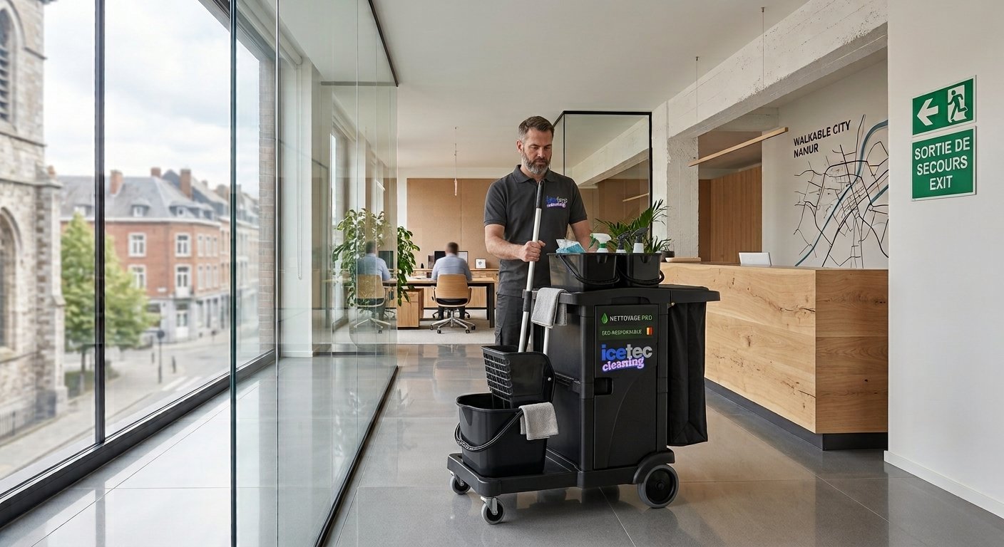 Nettoyage professionnel Icetec Cleaning en Belgique